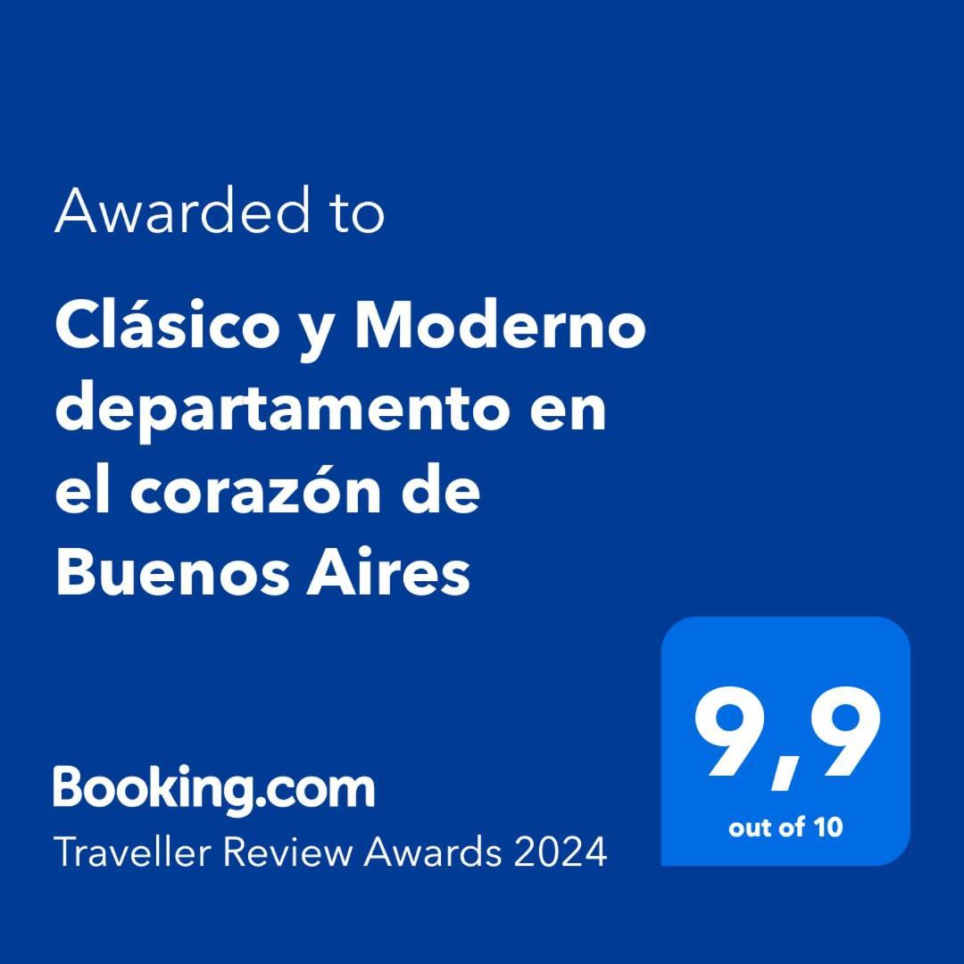 Clasico Y Moderno Departamento En El Corazon De Buenos Aires Lägenhet Exteriör bild